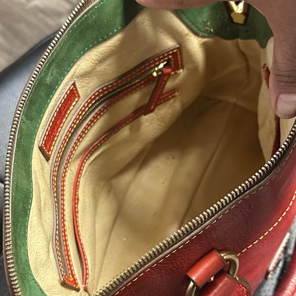 Dooney & Bourke Rich Red Satchel - Picture 4 of 8